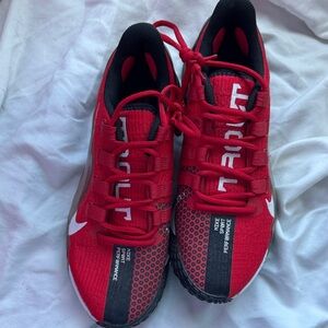 Nike Red and Black Sneakers